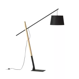 DANTE állólámpa fekete fa 230V LED E27 15W