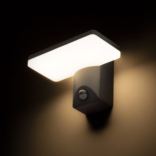 RENDL R13654 RINA LED kültéri lámpa, szögletes fali IP65 antracit