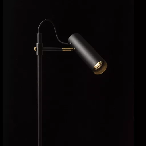 VARIA állólámpa fekete sárgaréz 230V LED GU10 9W