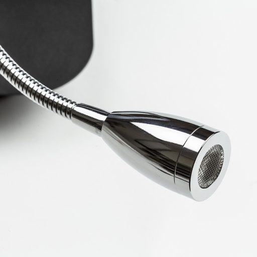 RENDL R13662 PERTH LED fali lámpa, kombinált fekete/fekete króm