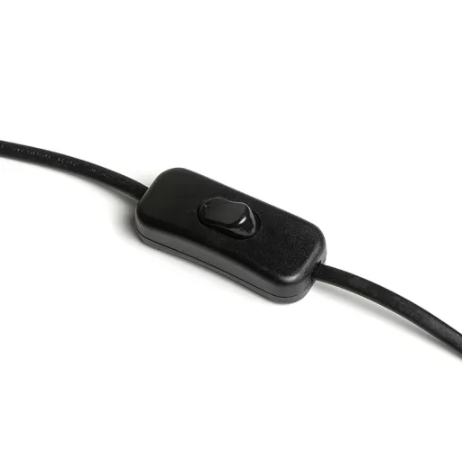 PERTH asztali lámpa fekete/fekete  230V LED E27 11W
