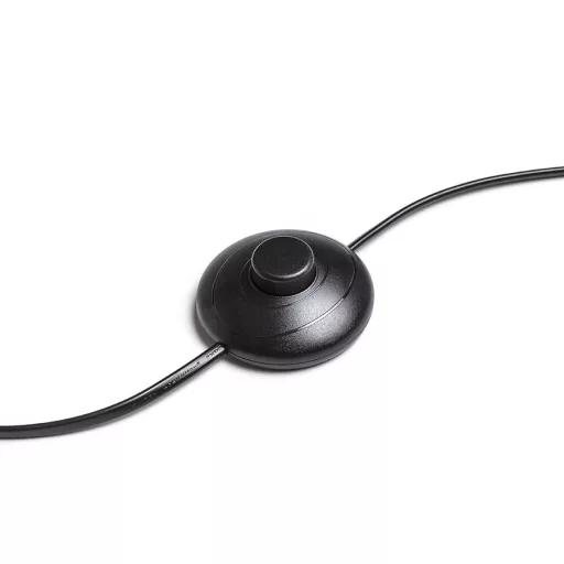 PERTH állólámpa fekete/fekete  230V LED E27 15W