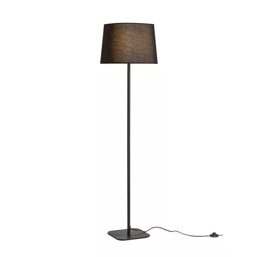 PERTH állólámpa fekete/fekete  230V LED E27 15W