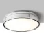 GRANDE LED 35 stropní opálové sklo/černá 230V LED 24W IP44 3000K