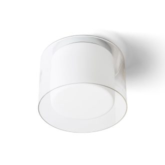   RENDL R13684 VENICE felületre szerelhető lámpatest, fürdőszoba IP44 átlátszó üveg/opálüveg/króm