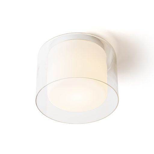 RENDL R13684 VENICE felületre szerelhető lámpatest, fürdőszoba IP44 átlátszó üveg/opálüveg/króm