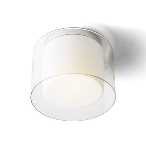 RENDL R13684 VENICE felületre szerelhető lámpatest, fürdőszoba IP44 átlátszó üveg/opálüveg/króm
