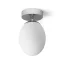 MERINGUE 11 stropní opálové sklo/chrom 230V LED G9 9W IP44