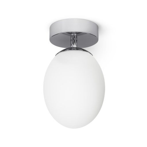 RENDL R13689 MERINGUE felületre szerelhető lámpatest, fürdőszoba IP44 opálüveg/króm
