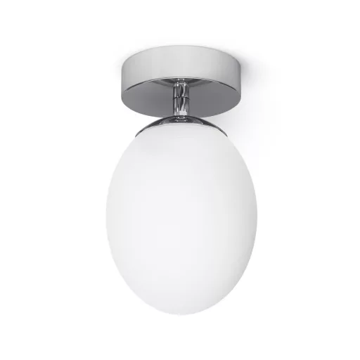 MERINGUE 11 stropní opálové sklo/chrom 230V LED G9 9W IP44