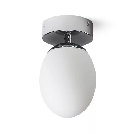 MERINGUE 11 stropní opálové sklo/chrom 230V LED G9 9W IP44