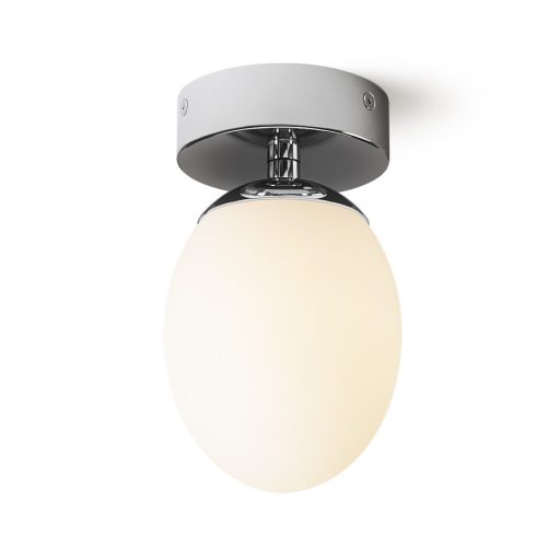 RENDL R13689 MERINGUE felületre szerelhető lámpatest, fürdőszoba IP44 opálüveg/króm