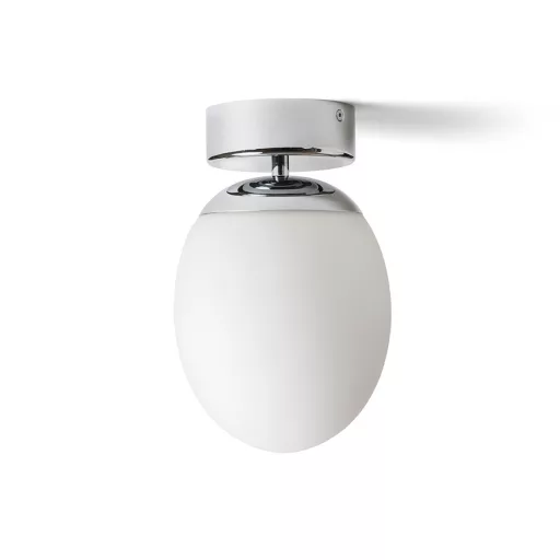 MERINGUE 16 stropní opálové sklo/chrom 230V LED E27 15W IP44
