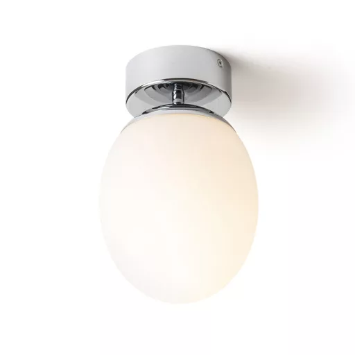 MERINGUE 16 stropní opálové sklo/chrom 230V LED E27 15W IP44
