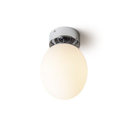 RENDL R13690 MERINGUE felületre szerelhető lámpatest, fürdőszoba IP44 opálüveg/króm