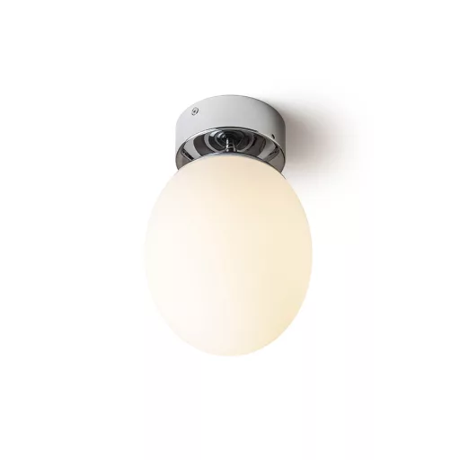 MERINGUE 16 stropní opálové sklo/chrom 230V LED E27 15W IP44