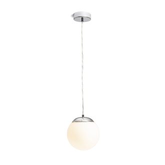   RENDL R13692 BOLLY függőlámpatest, gyengéd IP44 opálüveg/króm