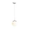 BOLLY 17 závěsná opálové sklo/chrom 230V LED E27 11W IP44