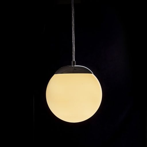 RENDL R13692 BOLLY függőlámpatest, gyengéd IP44 opálüveg/króm