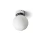 BOLLY 17 stropní opálové sklo/chrom 230V LED E27 11W IP44