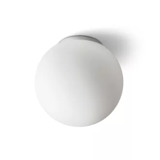BOLLY 26 stropní opálové sklo/chrom 230V LED E27 15W IP44