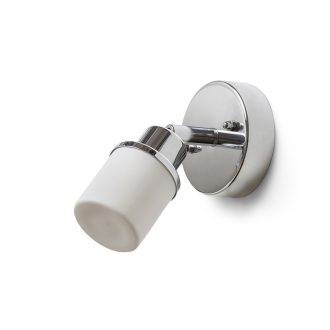   RENDL R13695 LINN spot lámpa, fürdőszoba IP44 opálüveg/króm