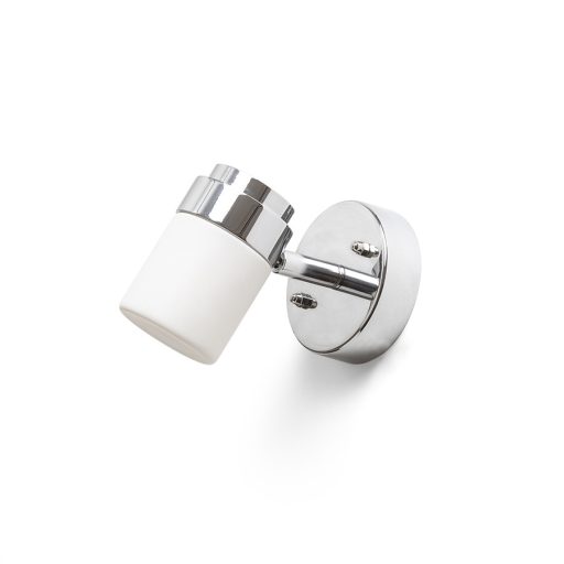RENDL R13695 LINN spot lámpa, fürdőszoba IP44 opálüveg/króm