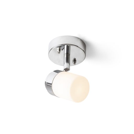 RENDL R13695 LINN spot lámpa, fürdőszoba IP44 opálüveg/króm