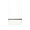 STRUCTURAL LED 55x55 závěsná česaný hliník 230V LED 48W 3000K