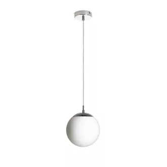 LUNA 20 závěsná opálové sklo/chrom 230V LED E27 11W