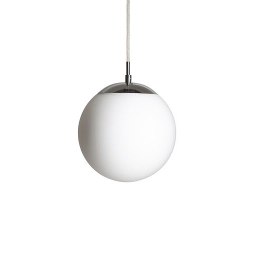 RENDL R13745 LUNA függőlámpatest, üveg opálüveg/króm