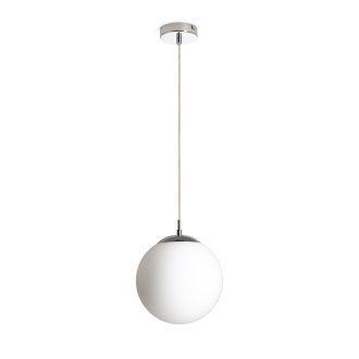 RENDL R13746 LUNA függőlámpatest, üveg opálüveg/króm