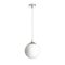 RENDL R13746 LUNA függőlámpatest, üveg opálüveg/króm