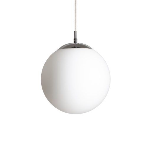 RENDL R13746 LUNA függőlámpatest, üveg opálüveg/króm