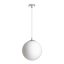 RENDL R13747 LUNA függőlámpatest, üveg opálüveg/króm