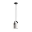 JULIETTA 16 závěsná opálové sklo/černá 230V LED E27 15W