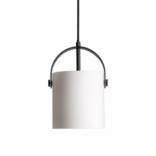 JULIETTA 16 závěsná opálové sklo/černá 230V LED E27 15W