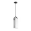 JULIETTA 31 závěsná opálové sklo/černá 230V LED E27 15W