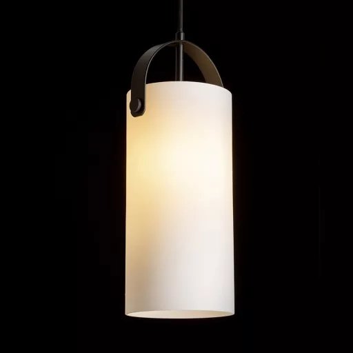 JULIETTA 31 závěsná opálové sklo/černá 230V LED E27 15W