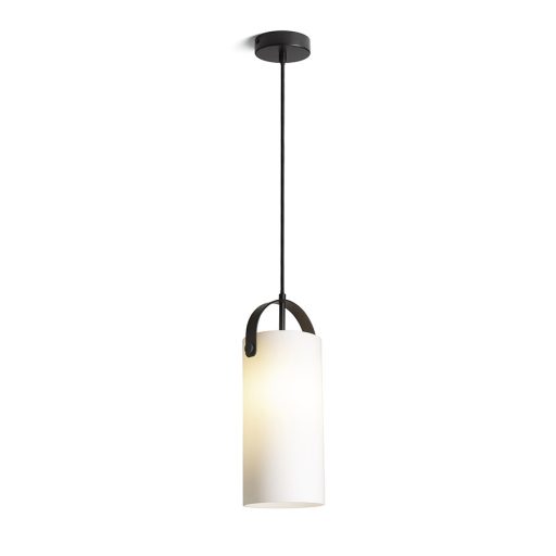 RENDL R13753 JULIETTA függőlámpatest, üveg opálüveg/fekete