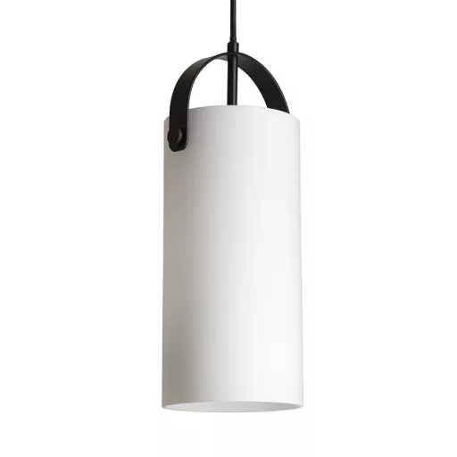 JULIETTA 31 závěsná opálové sklo/černá 230V LED E27 15W