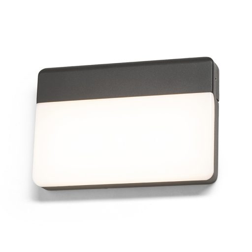 RENDL R13756 GAVIN LED kültéri lámpa, fali IP65 antracit opálakril