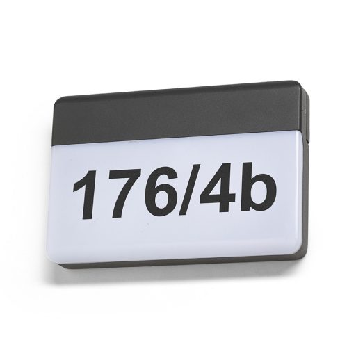 RENDL R13756 GAVIN LED kültéri lámpa, fali IP65 antracit opálakril