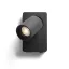 VOLTERA USB nástěnná černá 230V LED GU10 9W