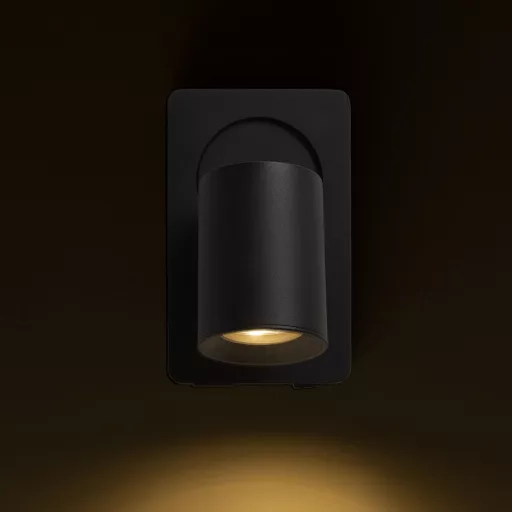 VOLTERA USB nástěnná černá 230V LED GU10 9W