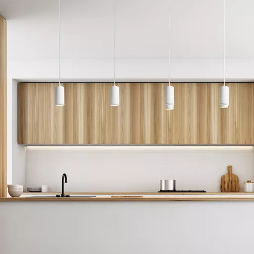 OPTIMUS závěsná bílá 230V LED GU10 9W 10 50°