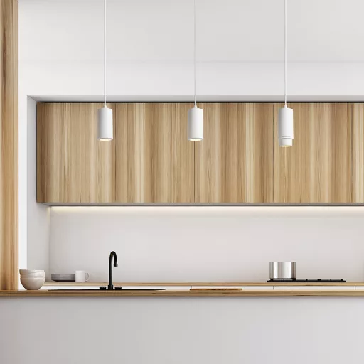 OPTIMUS závěsná bílá 230V LED GU10 9W 10 50°