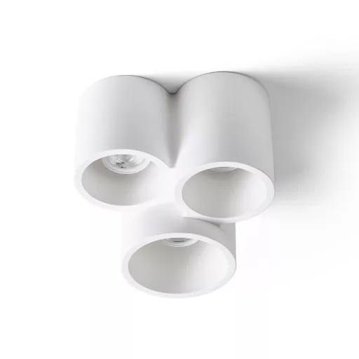 GINA III stropní sádrová 230V LED GU10 3x5W