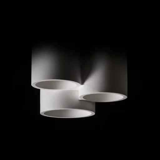 GINA III stropní sádrová 230V LED GU10 3x5W