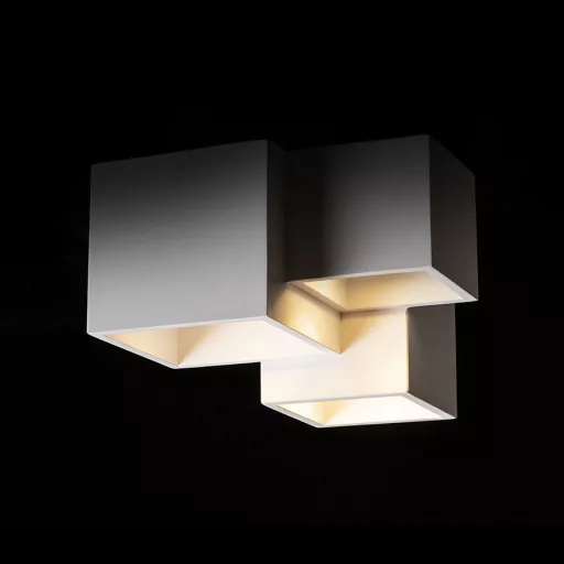 JACK III stropní sádrová 230V LED GU10 3x5W